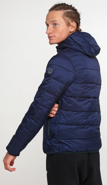 Champion down jacket navy blue men's