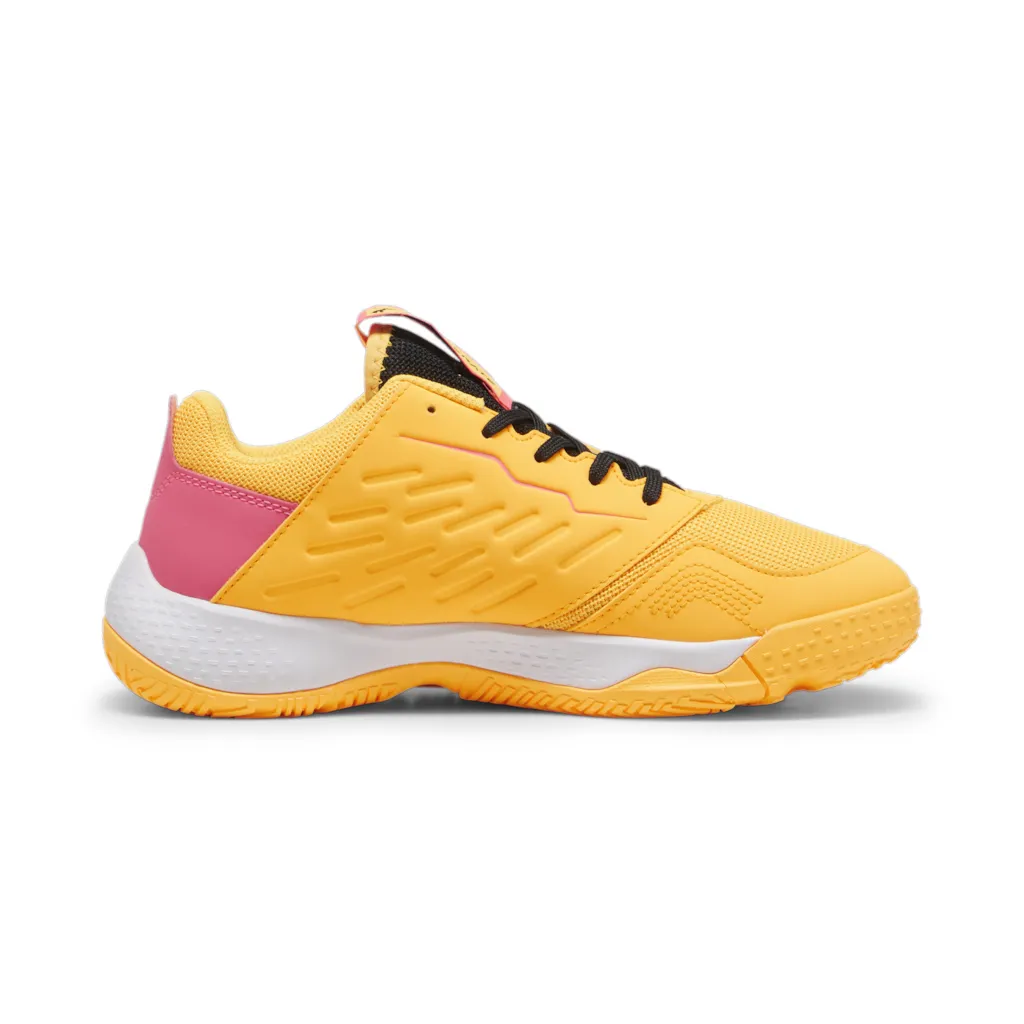 Puma Indoor Court Shoes Accelerate JR yellow children