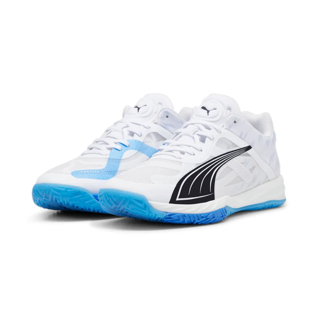 Puma Indoor Court Shoes Accelerate Nitro SQD white/blue men's