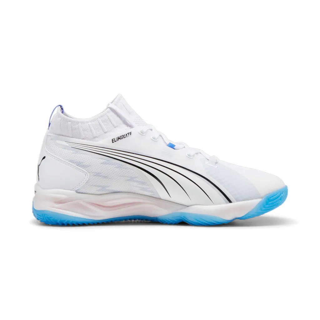 Puma Indoor Court Shoes Eliminate Nitro SQD white/blue men's