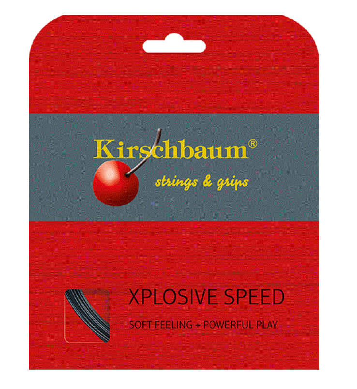 Kirschbaum Tennis String Xplosive Speed (Feel+Power) black 12m Set