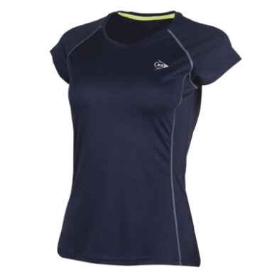 Dunlop Tennis-Shirt Club Line Crew navy Women