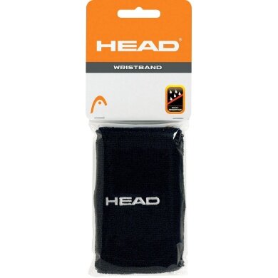 Head Sweatband Jumbo Wrist black 2-pack