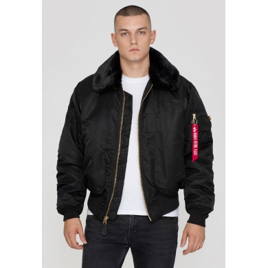 Alpha Industries Winter Jacket Pilot Jacket B15 (water-repellent) black Men