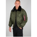 Alpha Industries Winter Jacket Pilot Jacket B15 (water-repellent) dark green Men