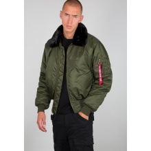 Alpha Industries Winter Jacket Pilot Jacket B15 (water-repellent) dark green Men