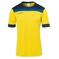 uhlsport Sport T-shirt Offense 23 lime green/navy Men