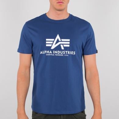 Alpha Industries Tshirt Basic (Cotton) NASA Blue Men