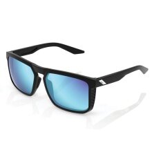 100% Renshaw HiPER Mirror Lens Sunglasses black - 1 pair of glasses with microfibre pouch