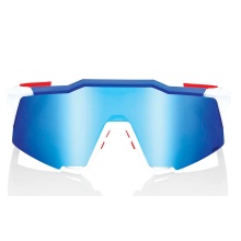 100% Sport Sunglasses Speedcraft - TotalEnergies Team Hiper Mirror Lens white/blue - 1 pair of glasses with hard case