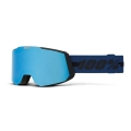 100% Ski Goggles Snowcraft HiPER Mirror Blue Lens blue - 1 Goggles