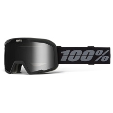 100% Ski Goggles Valnor Dark Smoke Lens black - 1 pair of goggles