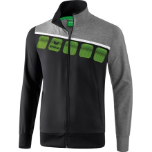 Erima Training Jacket 5C (Presentation) black/grey Men