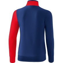 Erima Training Jacket 5C (elastic, moisture-regulating) navy blue/red Women