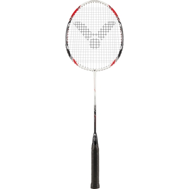 Victor Badminton racket ST1680 ITJ steel (115g, One-Peace-Optic) white - strung -