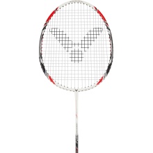 Victor Badminton racket ST1680 ITJ steel (115g, One-Peace-Optic) white - strung -