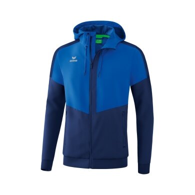 Erima Training Jacket Squad Tracktop Jacket with Hood Royal Blue/Navy Men