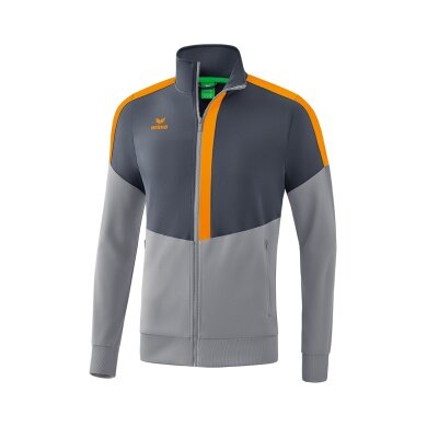 Erima Training Jacket Squad Worker grey/orange Kids