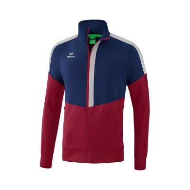 Erima Training Jacket Squad Worker navy blue/bordeaux Children