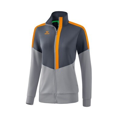 Erima Training Jacket Squad Worker grey/orange Women