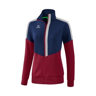 Erima Training Jacket Squad Worker Navy Blue/Bordeaux Red Women