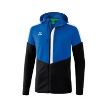 Erima Squad Hooded Training Jacket in Royal/Black/White Men