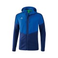 Erima Squad Hooded Training Jacket in Royal/Navy for Men