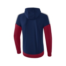 Erima Training Jacket Squad 2020 navy/bordeaux/grey Boys