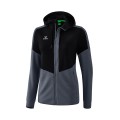 Erima Training Jacket Squad black/gray Women