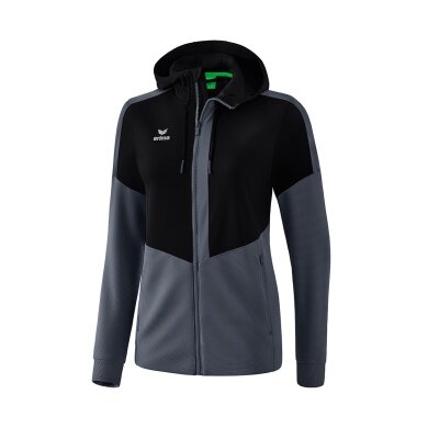 Erima Training Jacket Squad black/gray Women