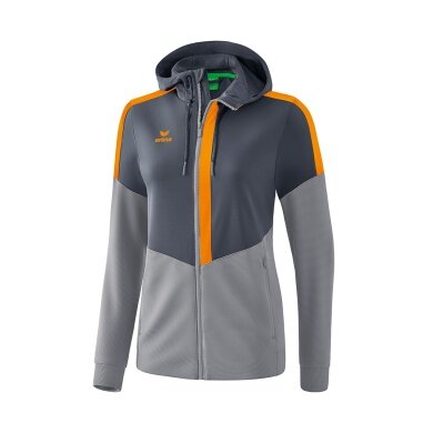 Erima Training Jacket Squad grey/orange Women