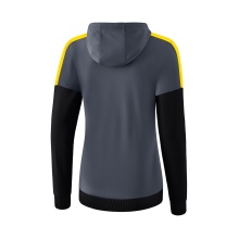 Erima Training Jacket Squad grey/black/yellow Women