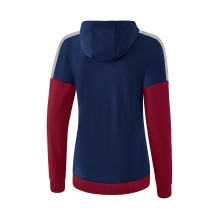 Erima Training Jacket Squad navy blue/bordeaux Women