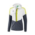 Erima Training Jacket Squad white/grey/lime Women