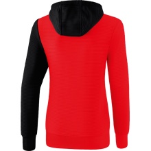 Erima Hoodie 5C red/black/white Women