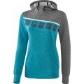 Erima Hoodie 5C Light Blue/Grey Women