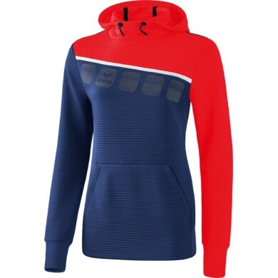 Erima Hoodie Hoodie 5C navy blue/red Women