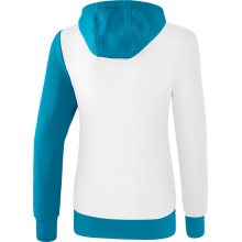 Erima Hoodie 5C white/blue Women