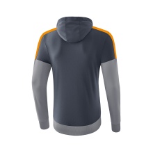 Erima Hoodie Squad Hoodie (Cotton Touch) grey/orange Kids