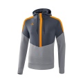 Erima Hoodie Squad (Cotton Touch) grey/orange Men