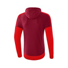 Erima Hoodie Squad Hoodie (Cotton Touch) bordeaux/red Men