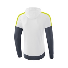 Erima Hoodie Squad 2020 white/gray/lime Boys