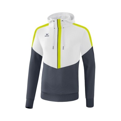 Erima Hoodie Squad 2020 white/gray/lime Boys