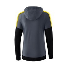 Erima Hoodie Squad 2020 grey/black/yellow Women