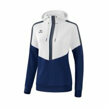 Erima Hoodie Squad white/navy blue Women