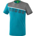 Erima Sport T-shirt 5C (100% Polyester) blue/grey Men