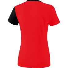 Erima Sport-Shirt 5C (100% Polyester) red/black Women