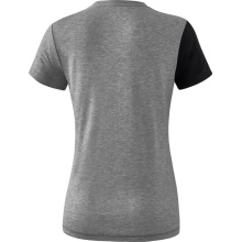 Erima Sport-Shirt 5C (100% Polyester) black/grey Women