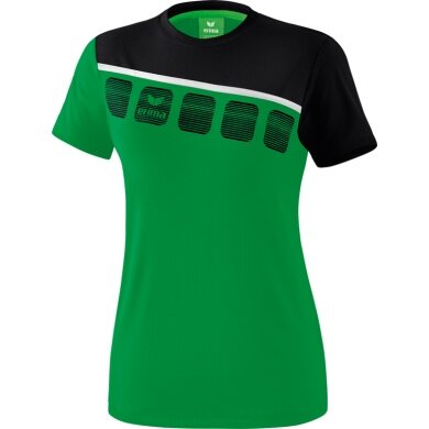 Erima Sport-Shirt 5C green/black Women