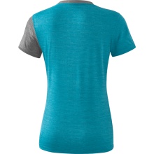 Erima Sport-Shirt 5C (100% Polyester) blue/grey Women